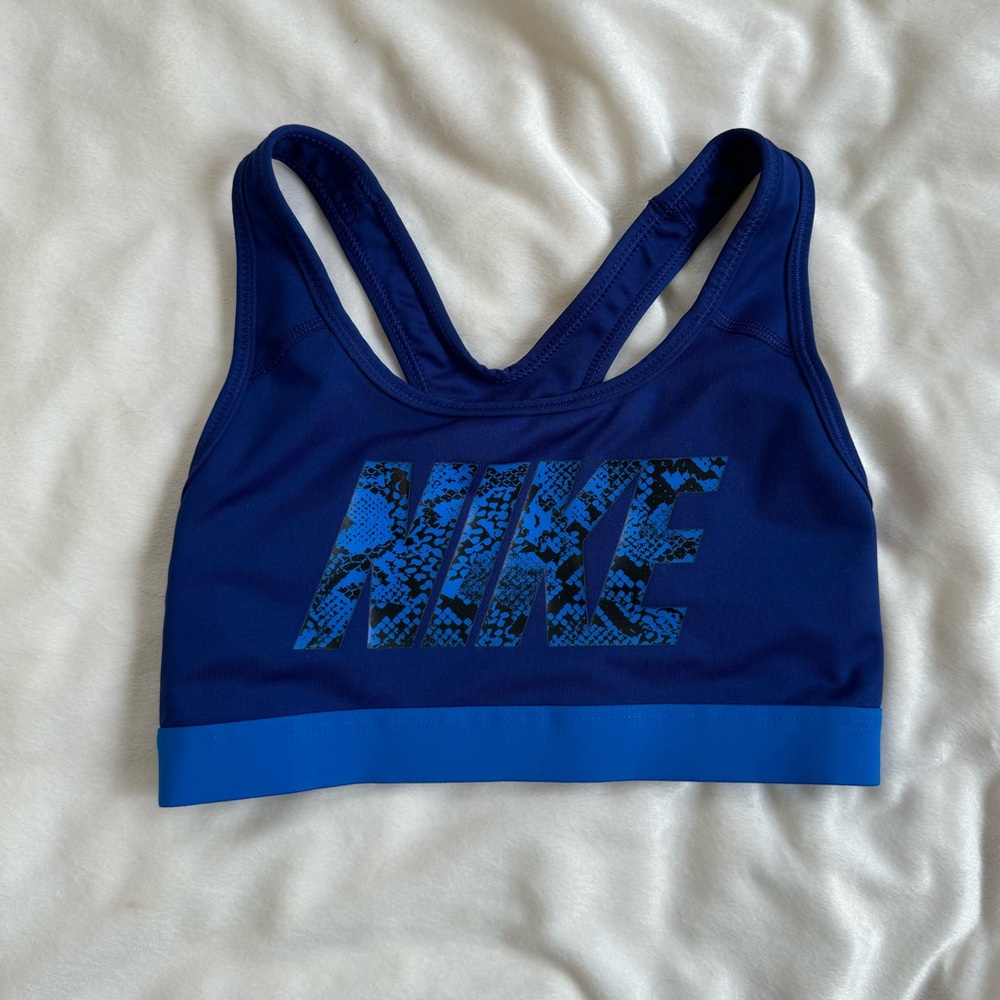 Blue Snakeskin Nike Sportsbra